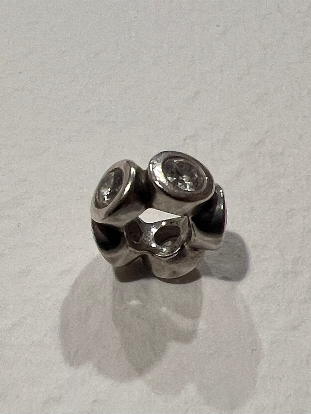 Pandora Sterling Silver CZ Lights Spacer Bead
